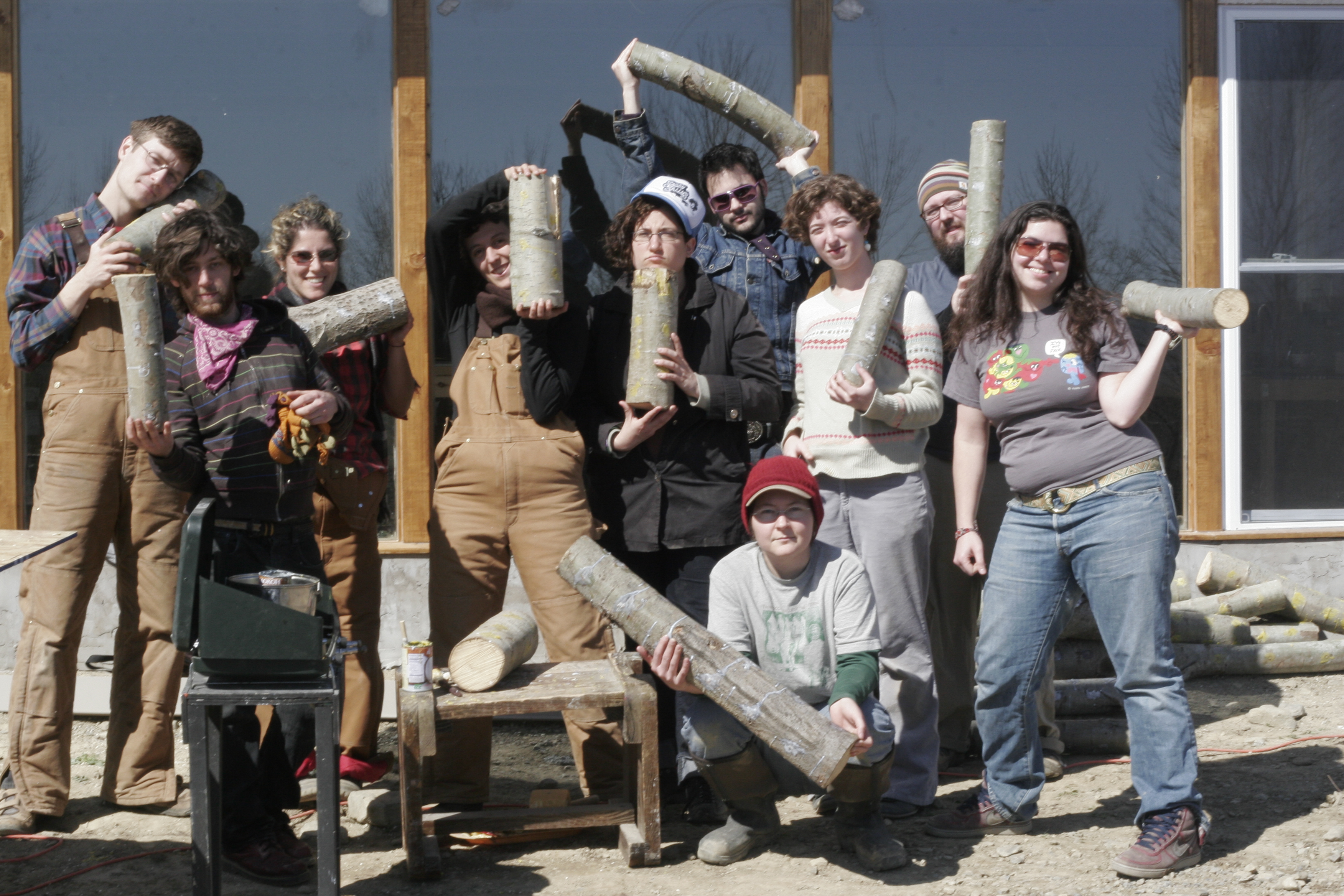 Mushroom Log Inoculation