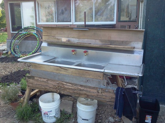 outdoor sink